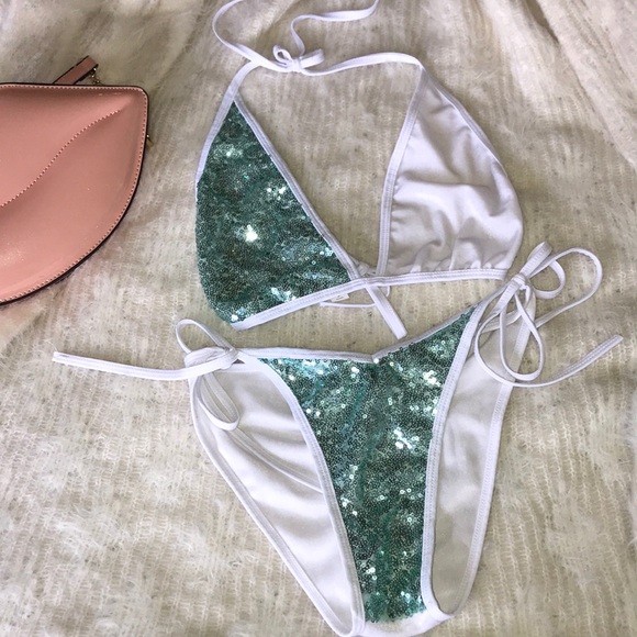 sparkly bikini